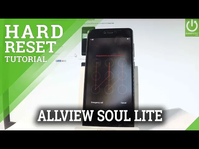 Video thumbnail for How to Hard Reset ALLVIEW X3 Soul Lite - Bypass Pattern Lock / Format