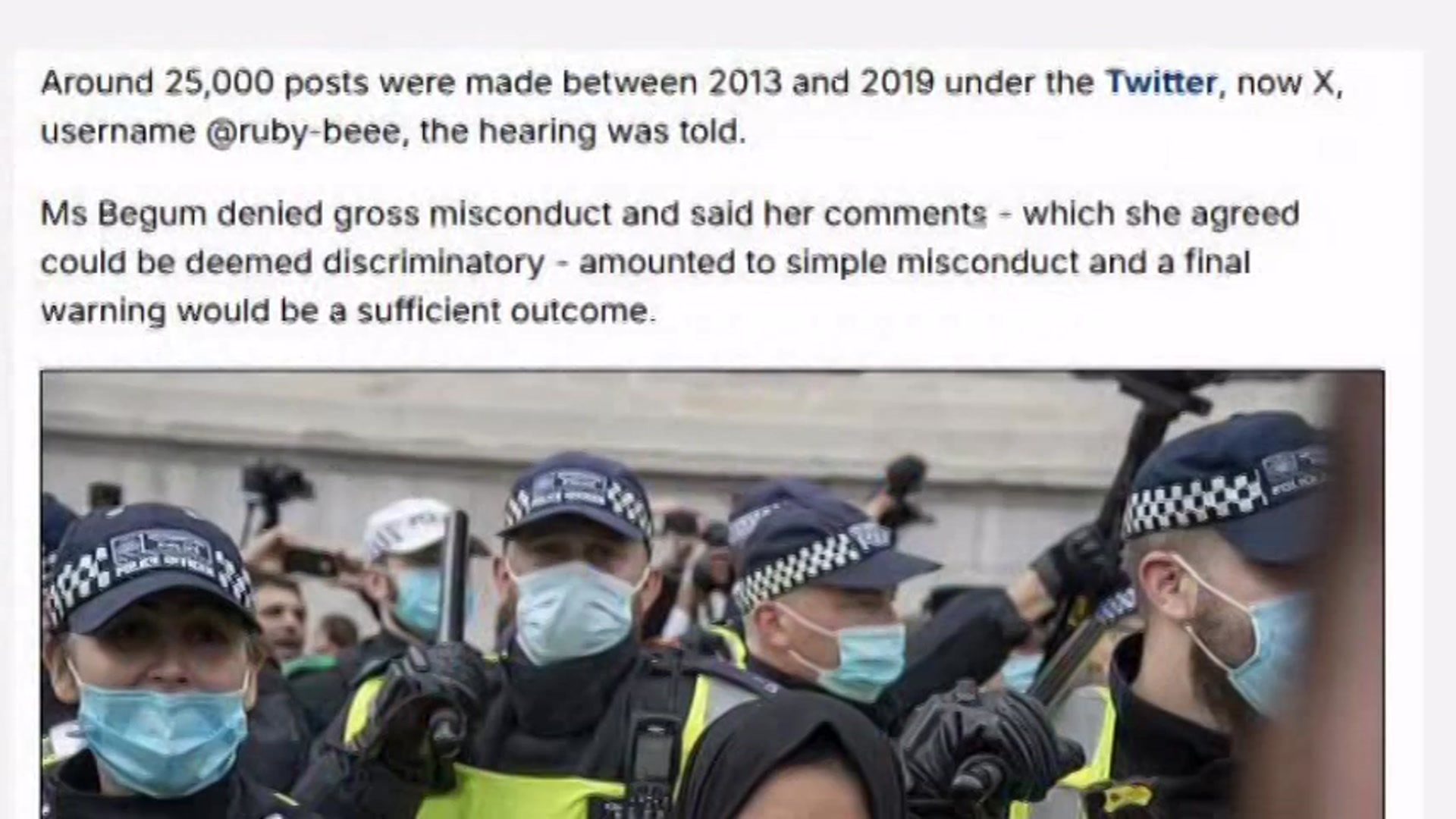 Video thumbnail for Islamification of British Police