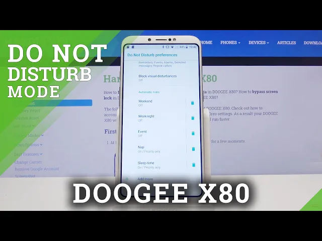 Video thumbnail for How to Enable DND Mode in Doogee X80 - Do Not Disturb Mode