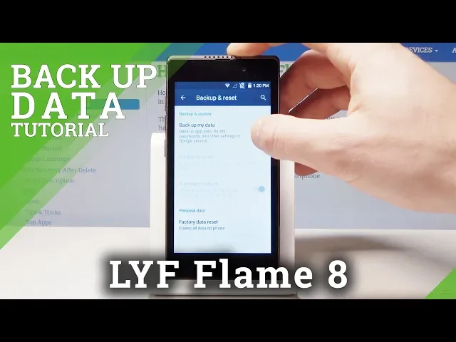 Video thumbnail for Back Up Data on LYF Flame 8 - Enable Google Backup