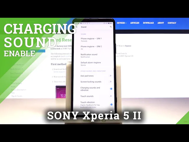 Video thumbnail for How to Activate Charging Sounds in SONY Xperia 5 II – Charging Sound Settings