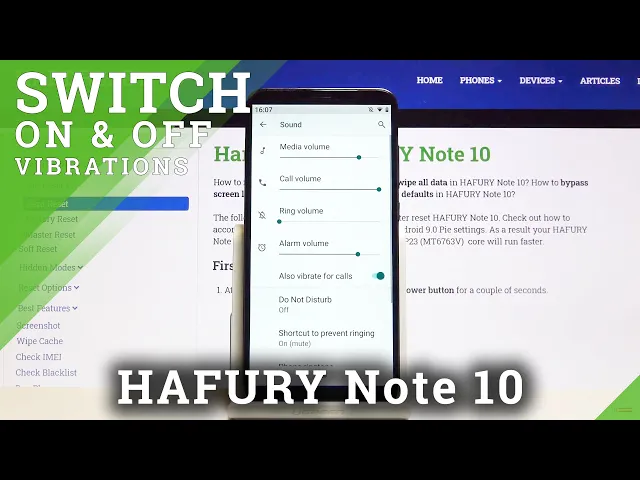 Video thumbnail for How to Change Vibration Settings in HAFURY Note 10 – Adjust Vibrations Pattern
