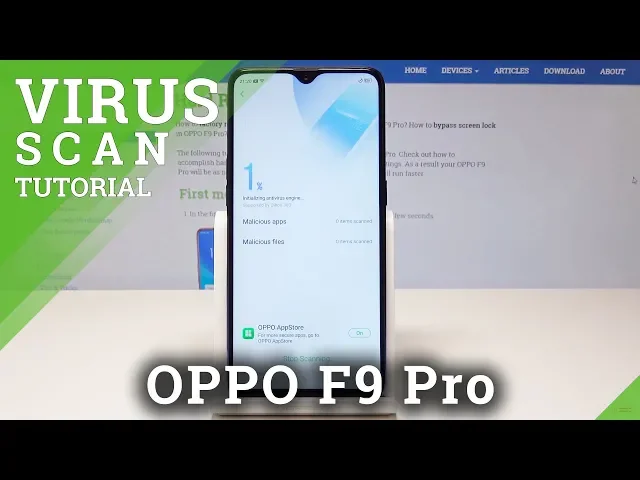 Video thumbnail for How to Virus Scan on OPPO F9 Pro - Antivirus / Security Scan