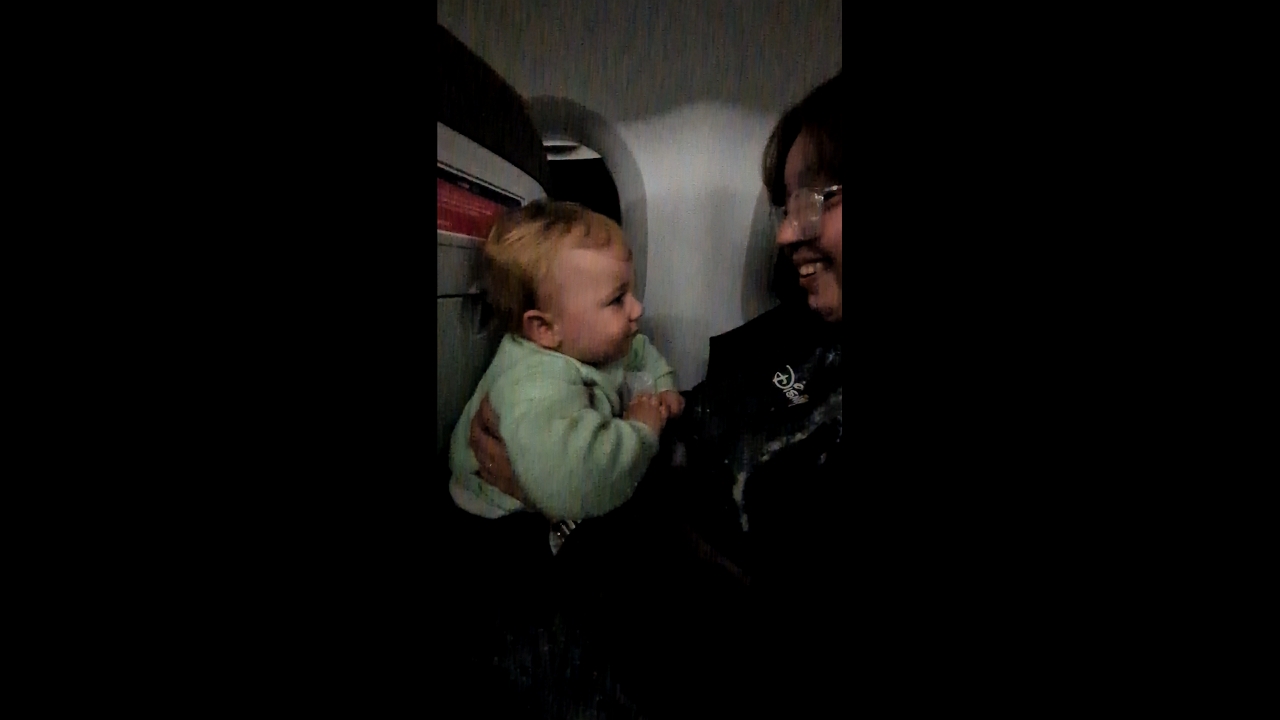 Video thumbnail for Baby Has an Unexpected Accident on a Flight, Leaving Mom Surprised