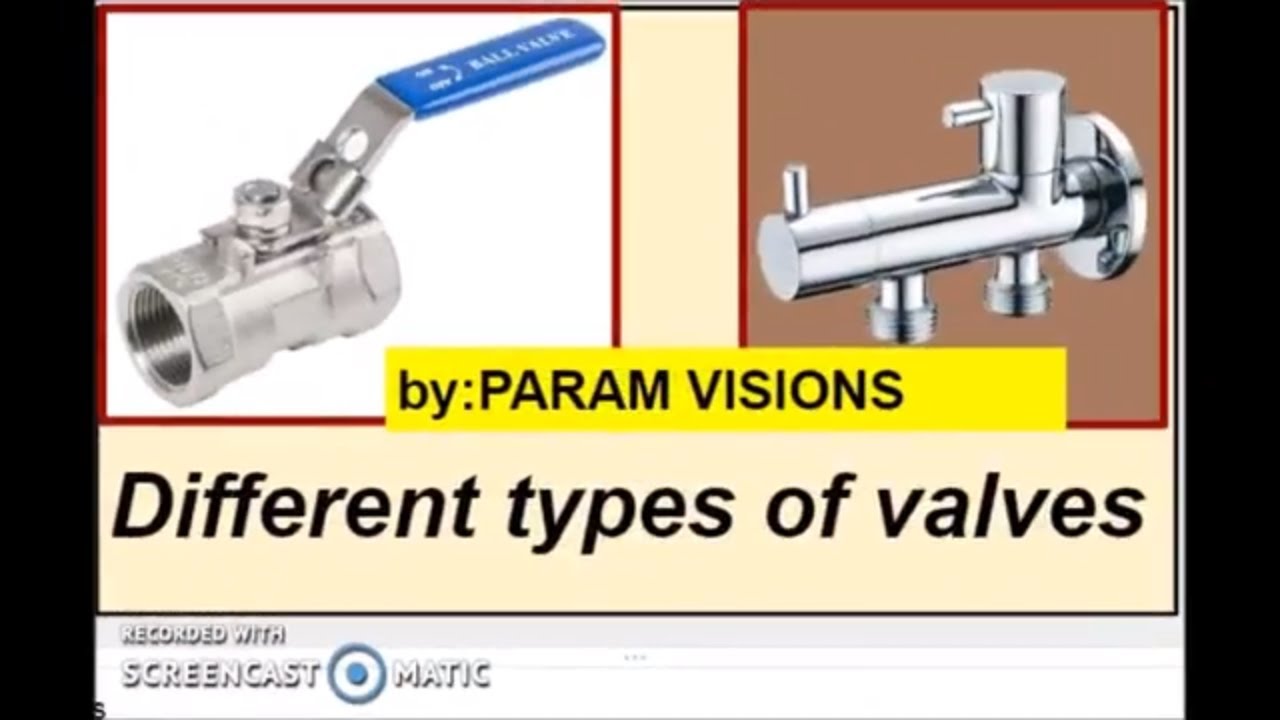 'Video thumbnail for Different types of valves/Varieties of plumbing valves. '