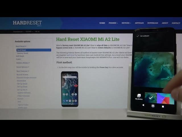 Video thumbnail for All Available Wallpapers on XIAOMI MI A2 LITE – Set Up Wallpaper