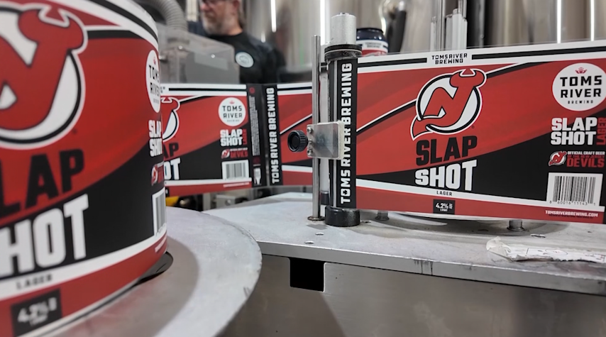 Video thumbnail for Toms River Brewing debuts Devils-inspired Slap Shot lager ahead of NHL season