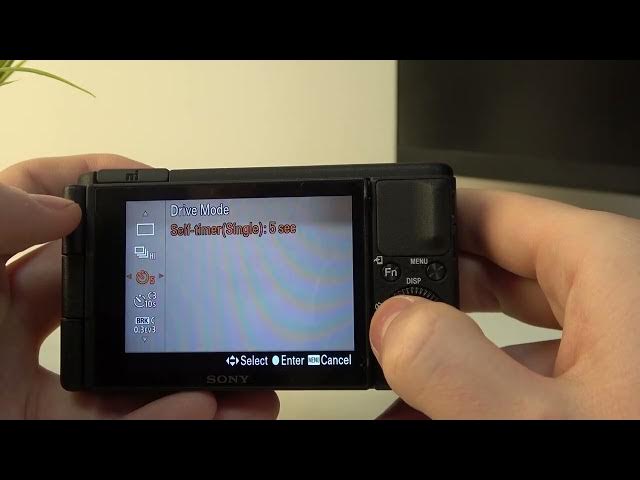 Video thumbnail for Sony ZV 01 - How To Add Camera Timer