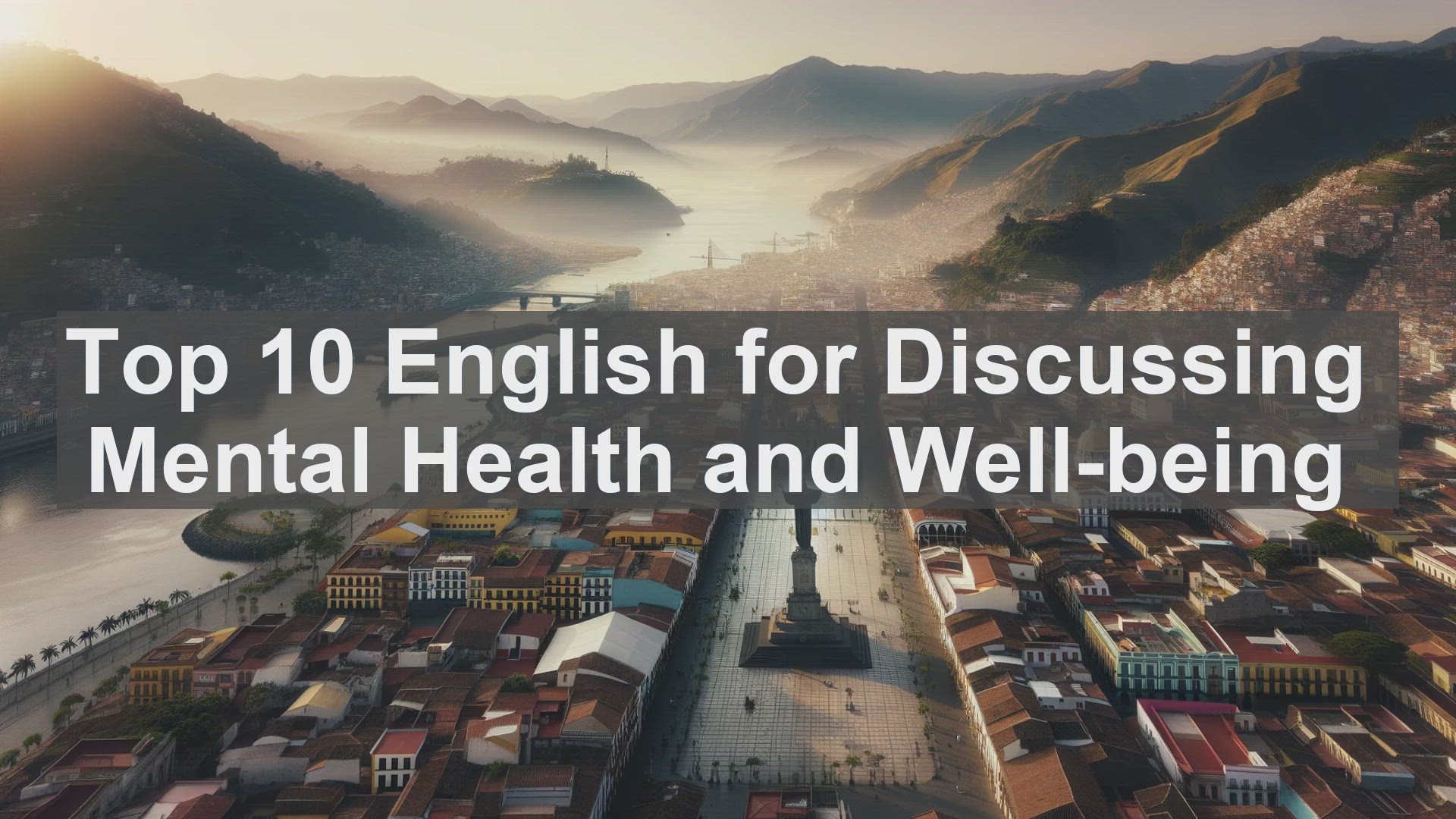'Video thumbnail for Top 10 English for Discussing Mental Health and Wellbeing'