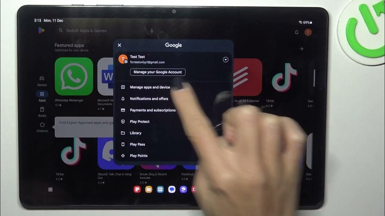 Video thumbnail for Optimizing Your Samsung Galaxy Tab A9+: A Guide to Updating Apps