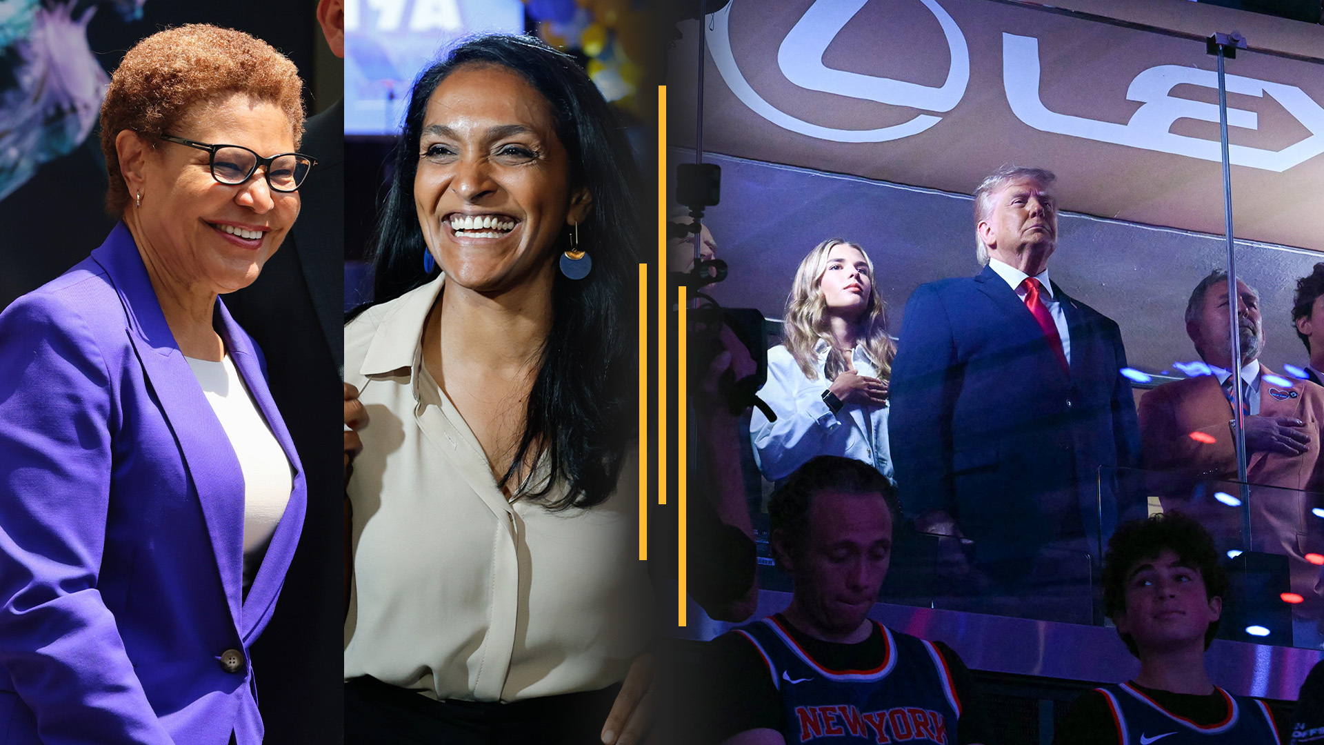Video thumbnail for Late ballots knock Pratt out of LA runoff; Trump draws spotlight at NBA Finals