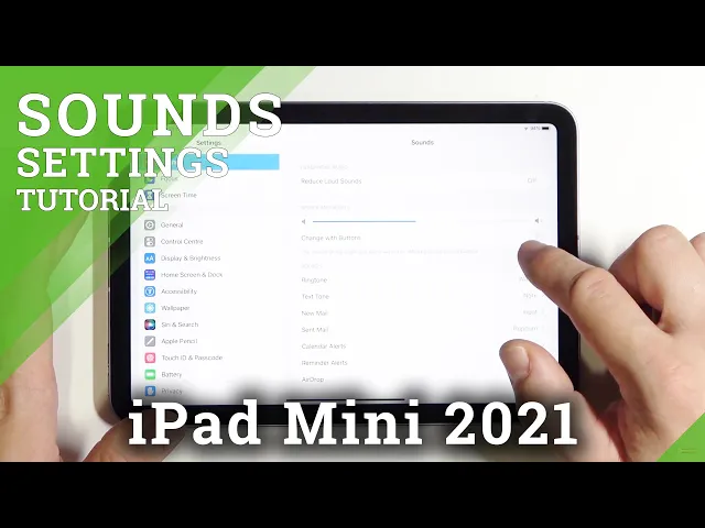 Video thumbnail for How to Adjust Volume Key Control on iPad mini 2021 – Manage Sounds Settings