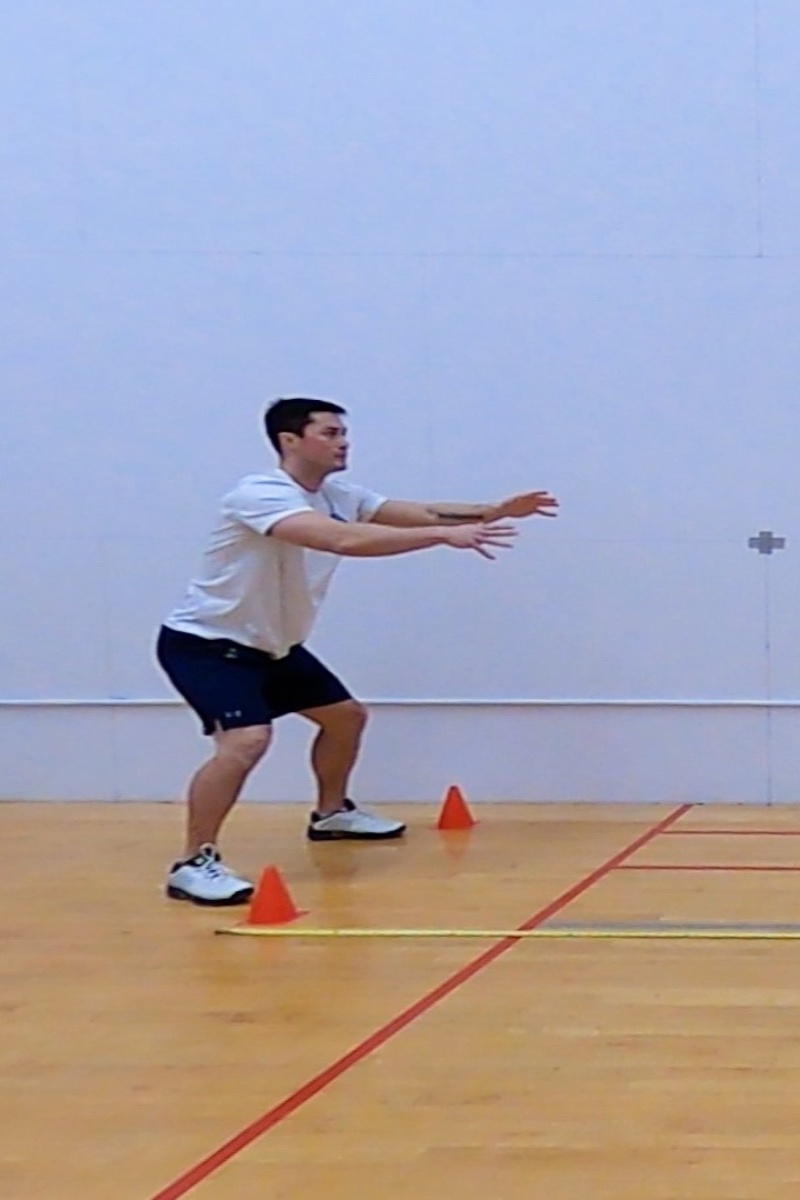 Video thumbnail for Most basketball passes in one minute by a mixed pair - 86 by Johnny Buckingham and Jessica Ponce