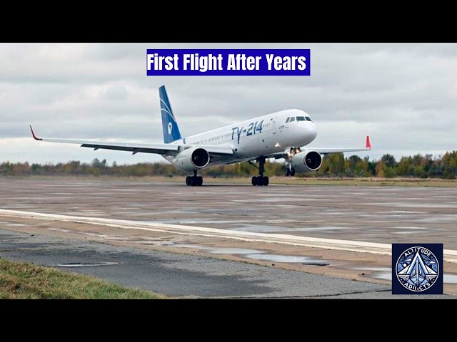 Video thumbnail for First Flight of the New Tu-214—What It Means for Russian Aviation