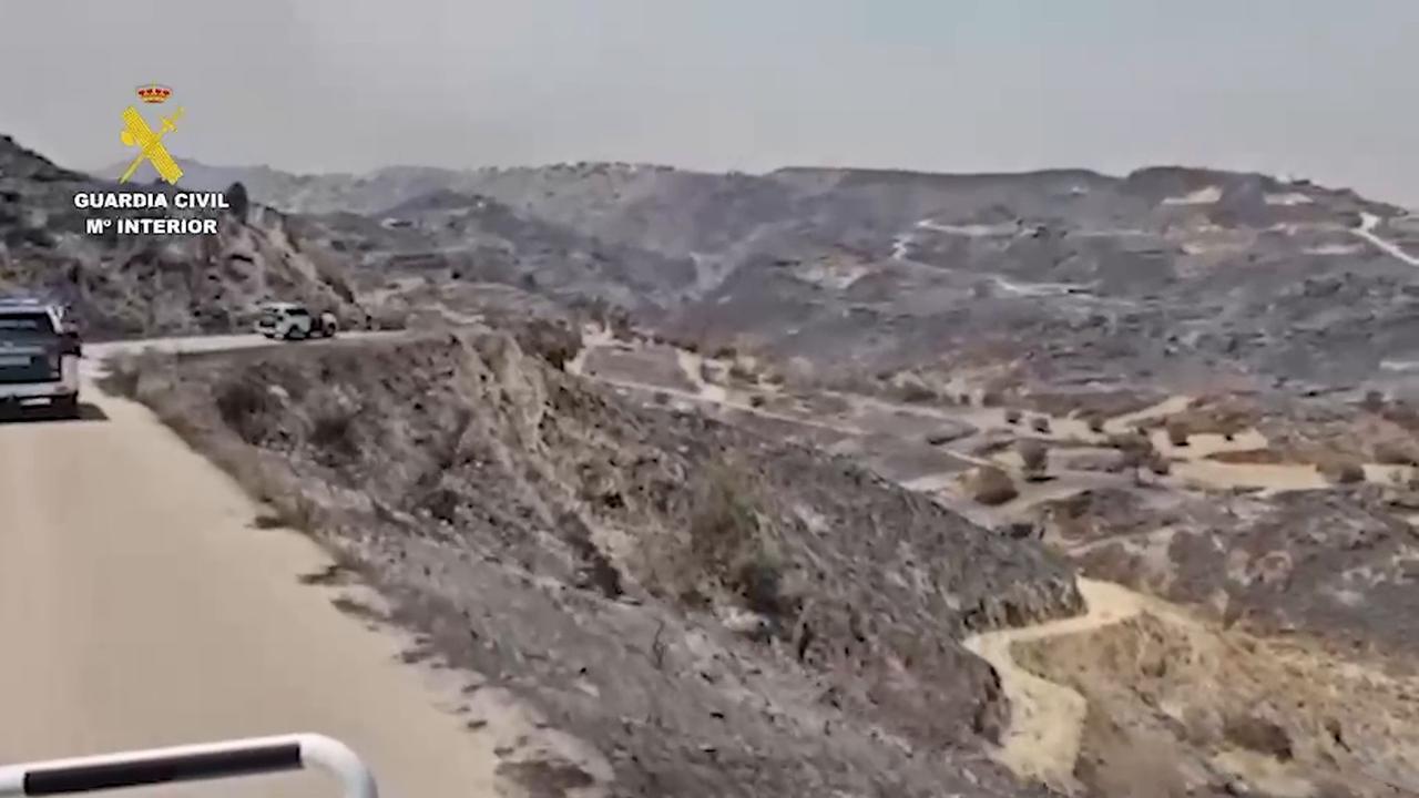 Video thumbnail for Spain: Forest fire kills at least 12 in southern Spain (3).