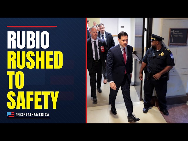 Video thumbnail for BREAKING: Marco Rubio RUSHED AWAY