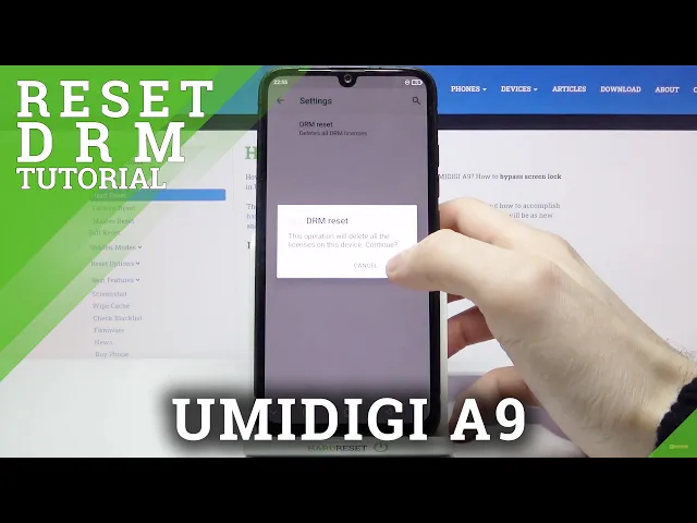 Video thumbnail for How to Reset DRM in UMIDIGI A9 – Reset Digital Rights Management