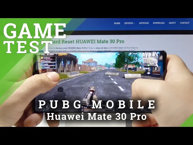 Video thumbnail for HUAWEI Mate 30 Pro PubG Mobile Gameplay - PubG FPS Test / All Settings