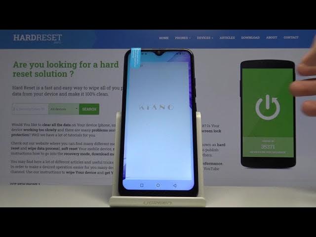 Video thumbnail for Enable Auto-Brightness / Open Display Settings - KIANO Elegance 6.1 Pro