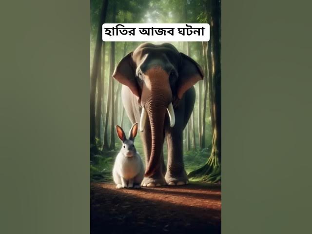 Video thumbnail for The story of the elephant and the rabbit #newmusic #newsong #remix #ai