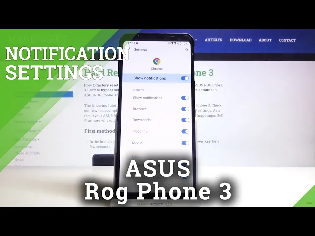Video thumbnail for ASUS ROG Phone 3 - How to Change Notification Settings