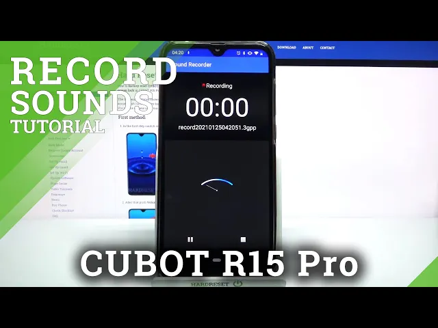 Video thumbnail for Make and Save Sound Records on CUBOT R15 Pro - Voice Recorder App