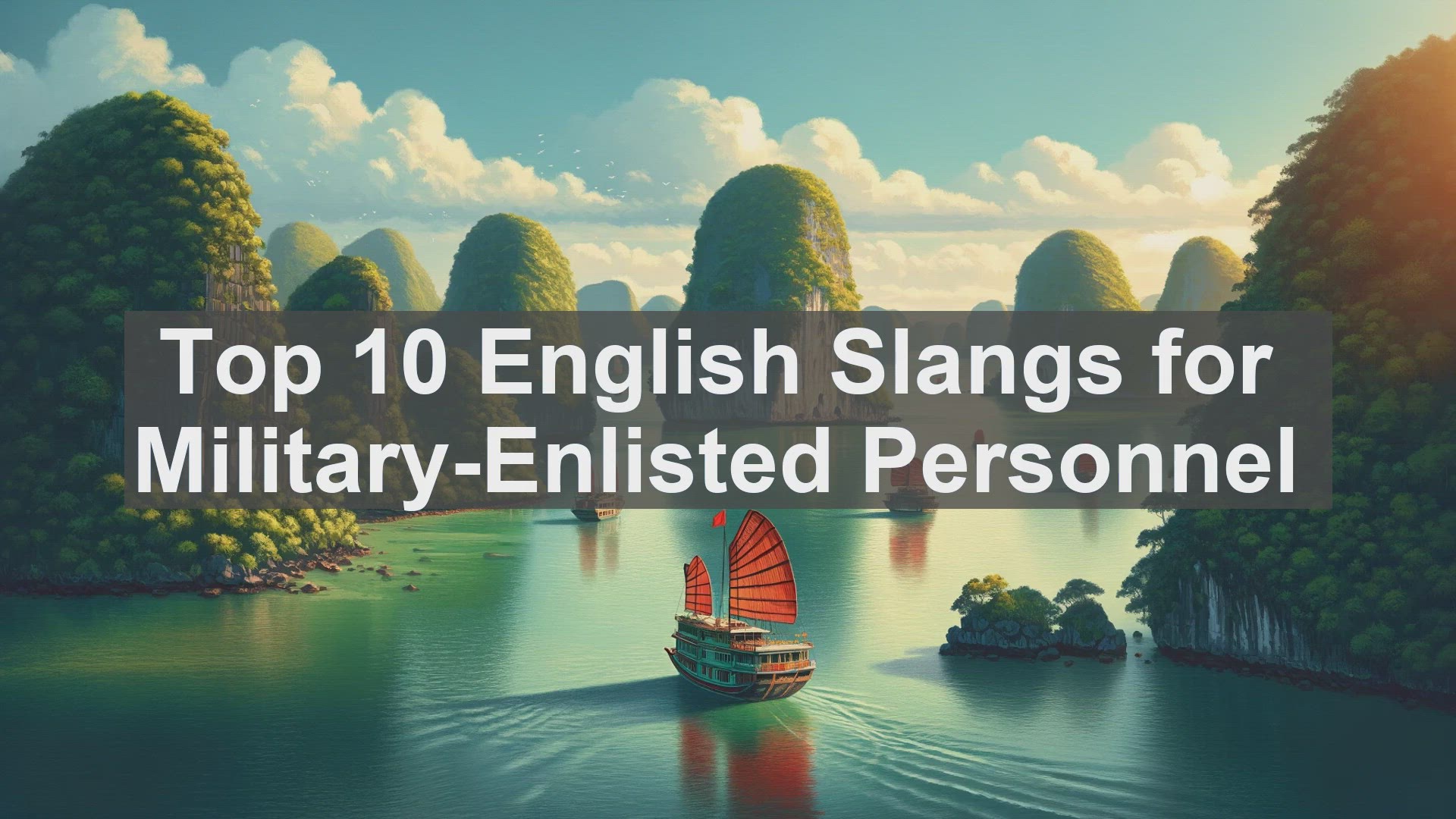 'Video thumbnail for Top 10 English Slangs for MilitaryEnlisted Personnel'