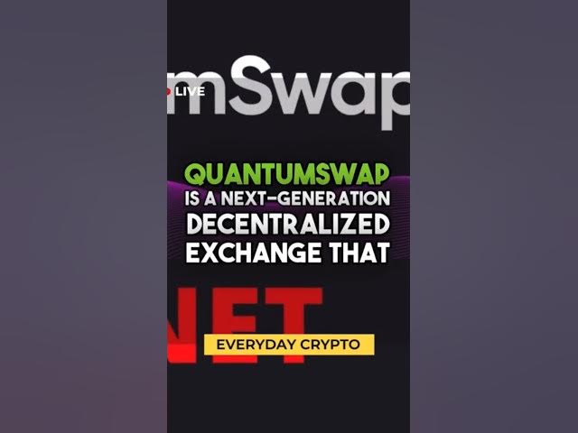 Video thumbnail for Quantum Swap | Crypto Presale #cryptocurrency #crypto #memecoin #everyday-crypto