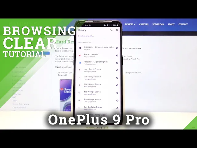 Video thumbnail for How to Clear Browser Data in OnePlus 9 Pro – Erase Browser History