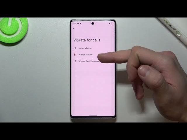 Video thumbnail for How to Switch On or Off Vibration for Calls on Google Pixel 6 Pro?