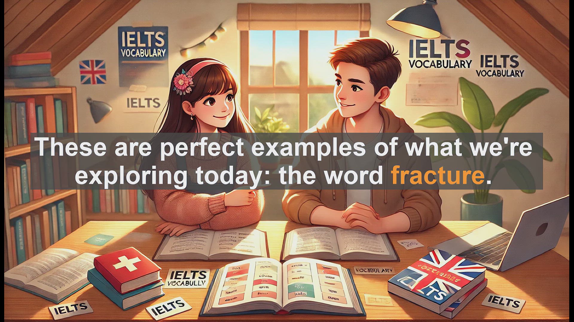 'Video thumbnail for 5000 Must Know IELTS 8.0 Vocabulary - Understanding 'Fracture': Boost Your IELTS Score'