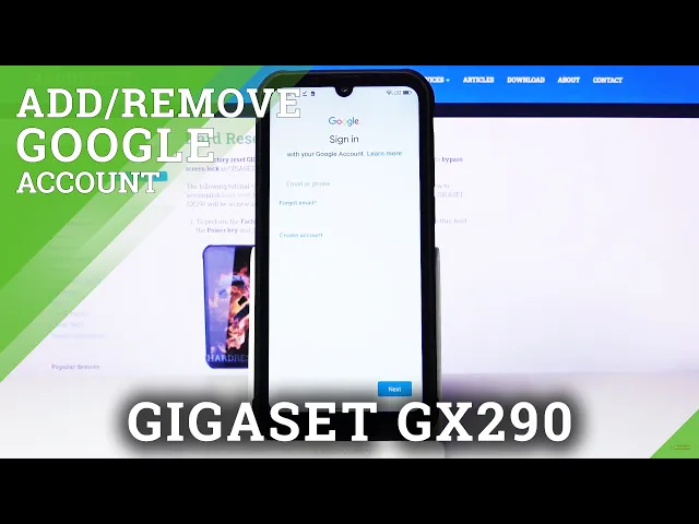 Video thumbnail for How to Add & Remove Google Account in GIGASET GX290 – Manage Google Account