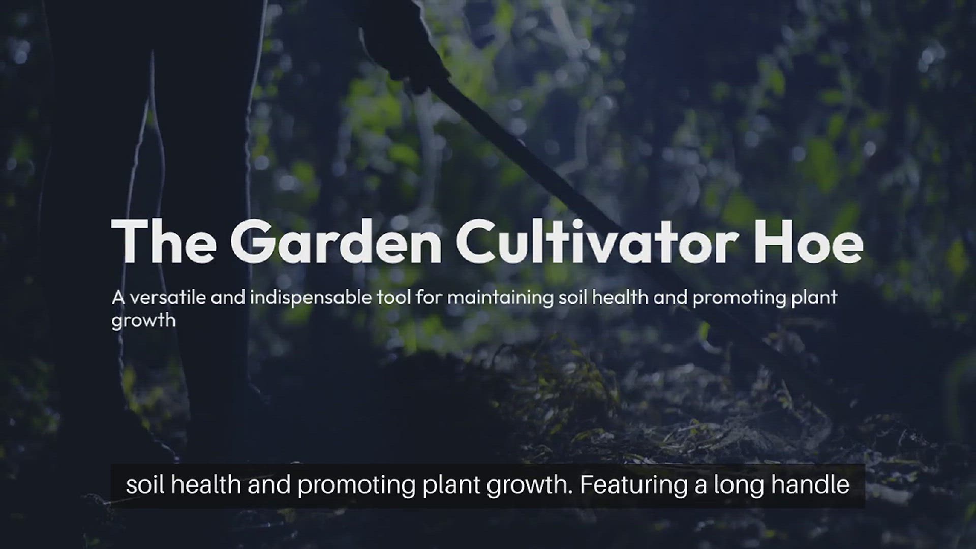 Video thumbnail for Garden Cultivator Hoe