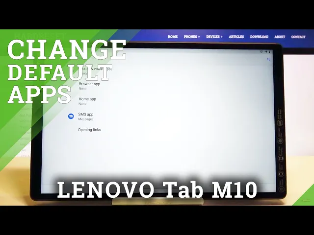 Video thumbnail for How to Change Default Apps in LENOVO Tab M10