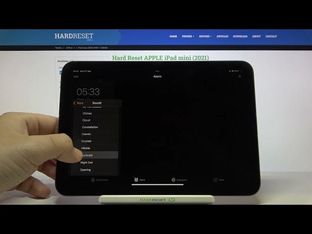 Video thumbnail for How to Check All Alarm Tones on iPad Mini (2021) - List of Alarm Tones