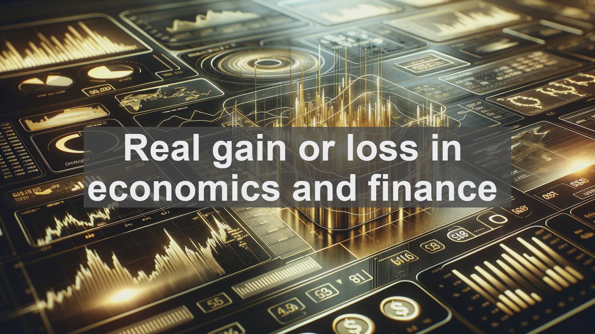 'Video thumbnail for Real gain or loss in economics and finance'