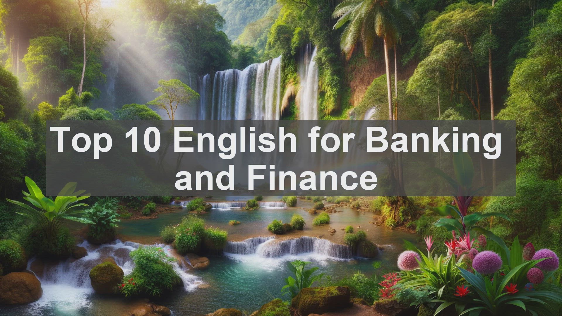 'Video thumbnail for Top 10 English for Banking and Finance'