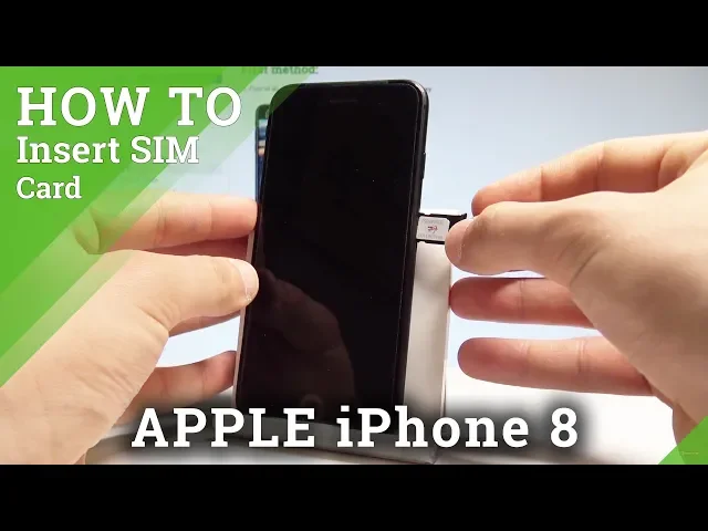 Video thumbnail for How to Insert Nano SIM in iPhone 8 - Install SIM Card in iPhone 8 |HardReset.Info