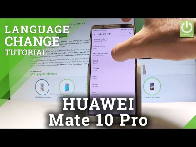 Video thumbnail for How to Change Language on HUAWEI Mate 10 Pro - Set Up Language