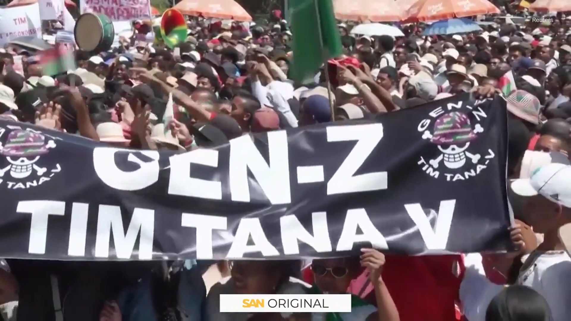 'Video thumbnail for Gen Z protesters are flying this pirate flag. Here's what it means. '