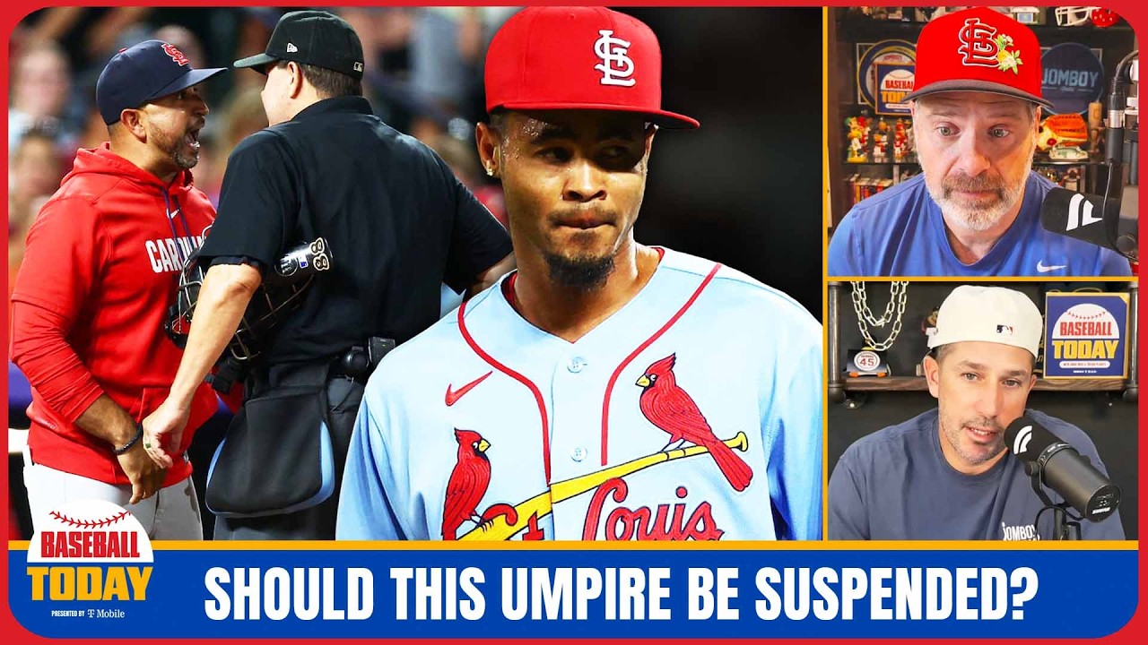 Video thumbnail for Does this MLB umpire deserve a suspension? | Baseball Today