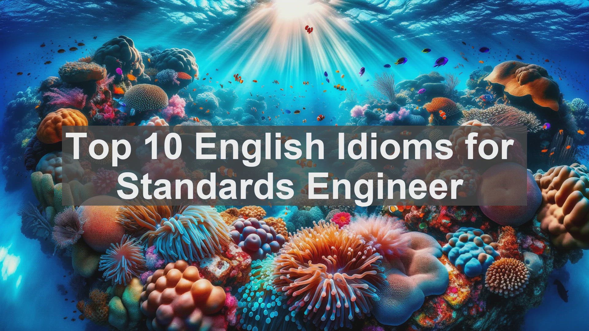 'Video thumbnail for Top 10 English Idioms for Standards Engineer'