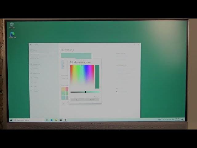 Video thumbnail for How To Change Wallpaper Image On HP 800 G3 AIO i5