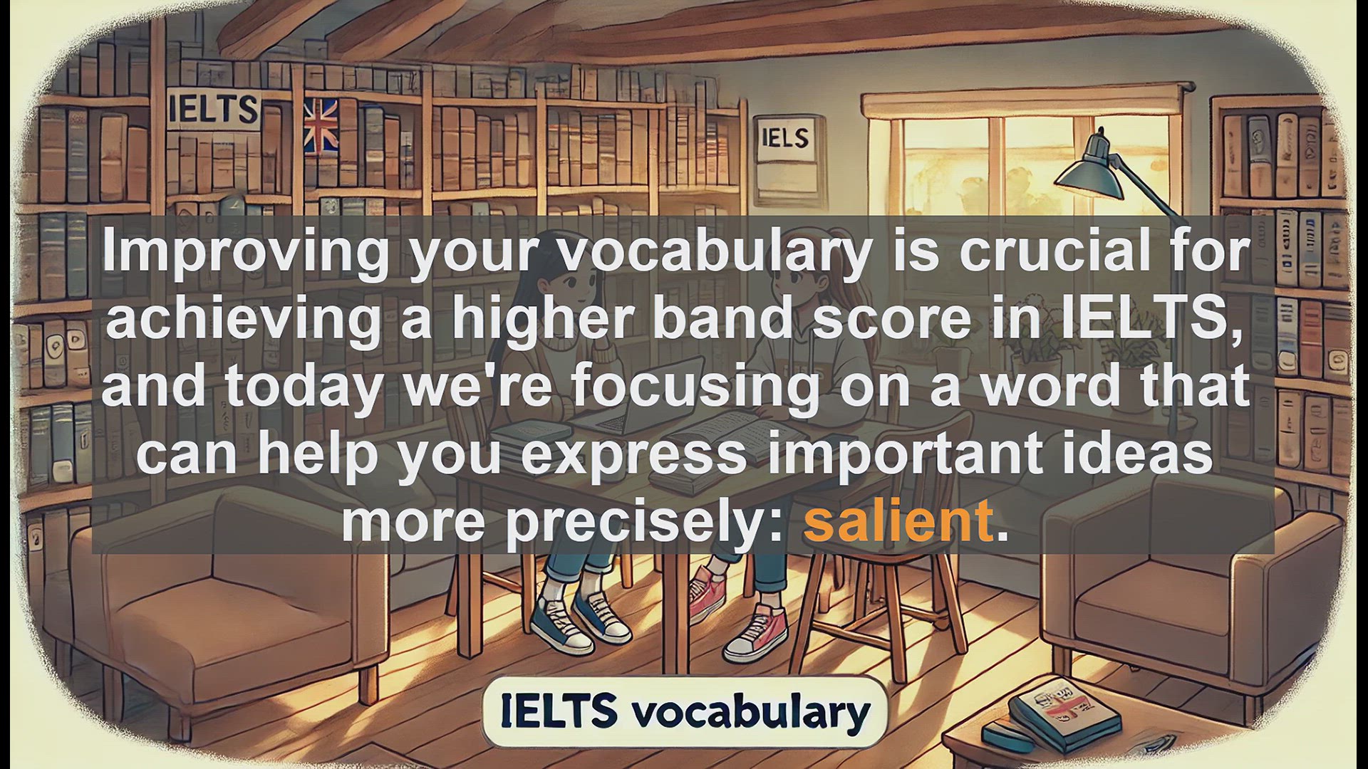 'Video thumbnail for 2500 Must Know IELTS 6.5 Vocabulary - IELTS Vocabulary Boost: Mastering the Word 'Salient''