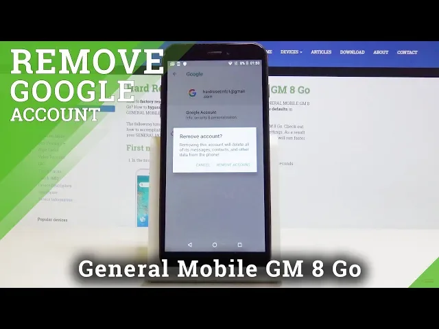 Video thumbnail for How to Delete Google User in GENERAL MOBILE GM 8 Go - Remove Google Account