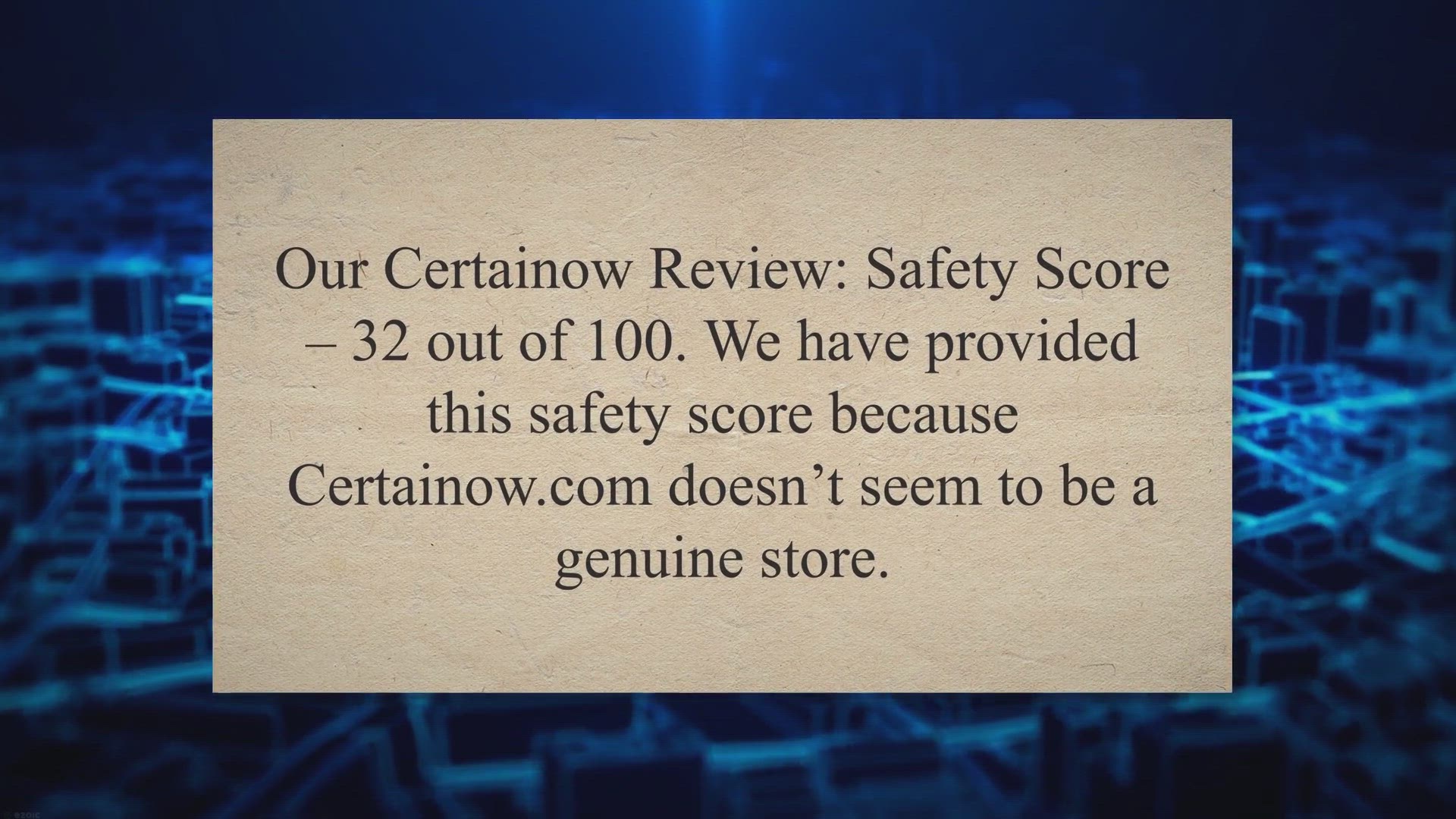 Video thumbnail for Check If Certainow.com Scam Or Genuine In This Review
