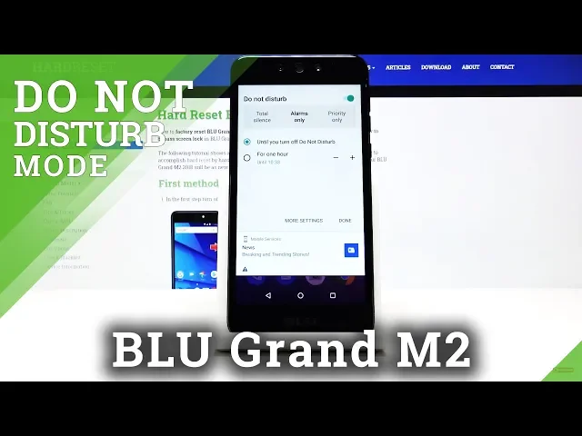 Video thumbnail for How to Activate Do Not Disturb in BLU Grand M2 – Silent Mode