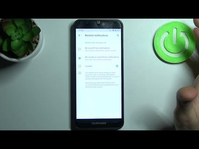 Video thumbnail for Do Not Disturb Mode in FairPhone 3 – Mute Notifications / Silence Mode