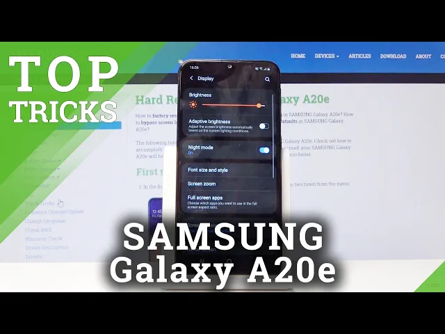 Video thumbnail for TOP TRICKS SAMSUNG Galaxy A20e - Super Features / Best Apps