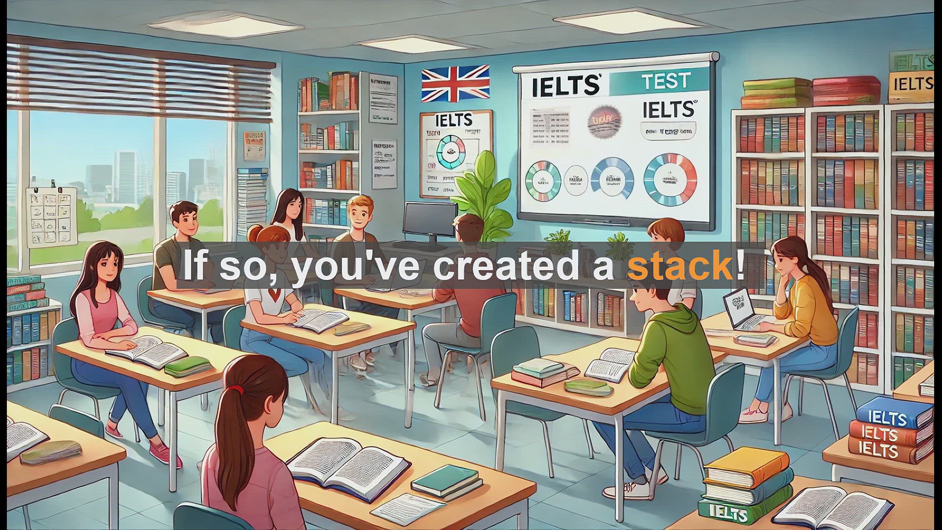 'Video thumbnail for 2500 Must Know IELTS 6.5 Vocabulary - Stack: A Key Word for IELTS Success'